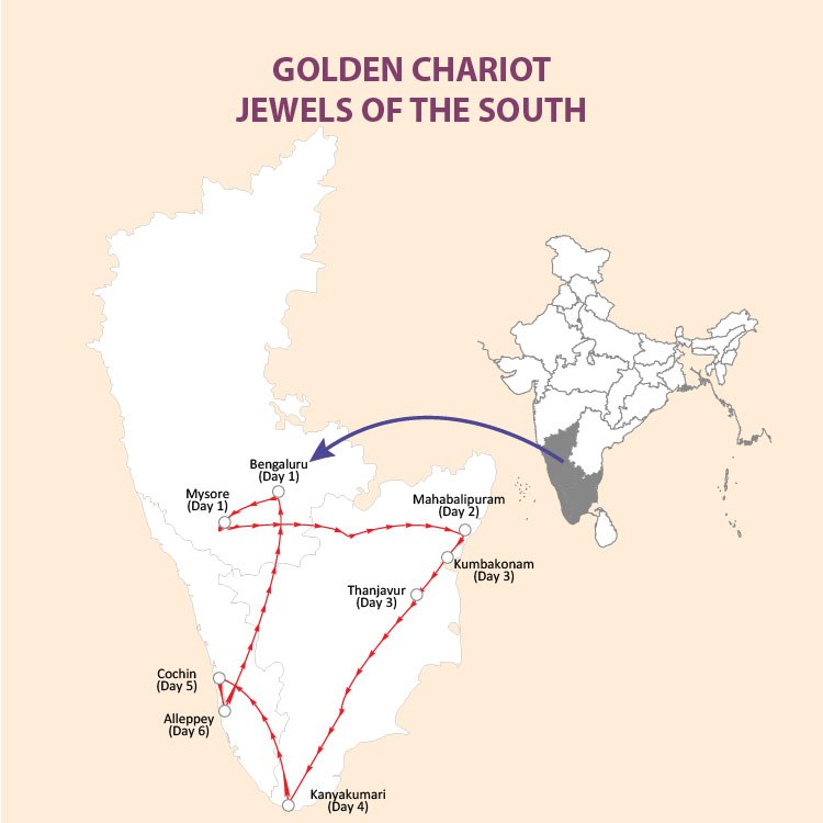 Golden Chariot Jewels Of South